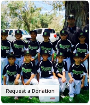Request a donation for your organization or school sport team
